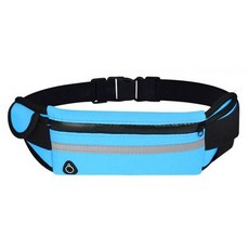 Youngbayoung 運動修身腰包, 1個, 天空藍