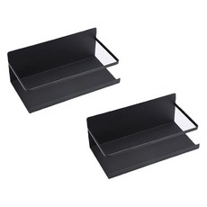 多用途冰箱磁吸層架, 黑色