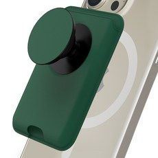 HIGHON Handy MagSafe 智慧手機支架卡夾, 1個, 卡其色