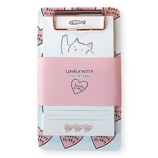 Rangcat Mall 鳥嘴撕取式便條紙 + 寫字板組合, 可愛Kitty, 1套