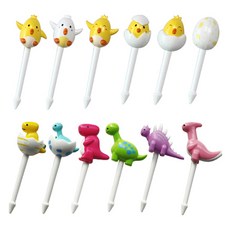 Cuteme 可愛Cuteme 小雞造型籤 6款 MP094 + Cuteme 恐龍造型籤 第1彈 6款 MP081 套組 B013, 1套