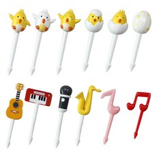 Cuteme 可愛CutieMe 小雞造型籤 6種 MP094 + CutieMe 樂器造型籤 6種 MP083 套組 B017, 1套