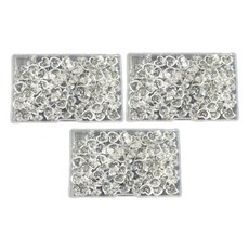 Mungudam 可愛愛心立體造型圖釘 透明, 50入, 3組