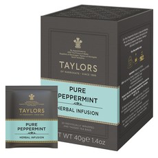 테일러스오브헤로게이트 퓨어 페퍼민트 허브차 티백, 40g, 20개입, 1개