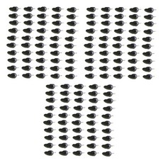 Mungudam 可愛愛心立體造型圖釘 黑色, 3組, 50入