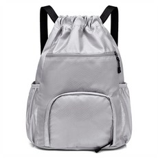 PDS Sports 多用途水瓶鞋子可收納口袋抽繩束口袋, 1個, 灰色