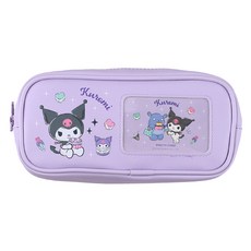 三麗鷗 酷洛米 照片卡夾鉛筆盒, 1個, 紫色