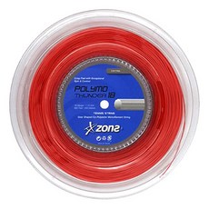 zons POLYMO THUNDER 18G 十角網球線, 紅色