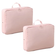 Linesmith 旅行服裝壓縮袋 粉紅色, 1入, 2個