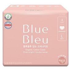 블루블루 입는 오버나이트, 1세트, 4개입, 대형