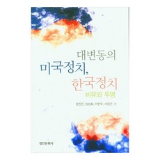 대변동의 미국정치 한국정치, 정진민, 임성호, 이현우, 서정건, 명인문화사
