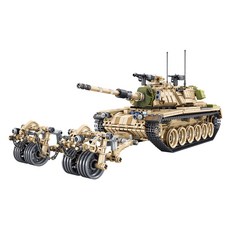 프랜디 탱크 시리즈 M60 마가크 블록 TK632004, 혼합색상, 1개