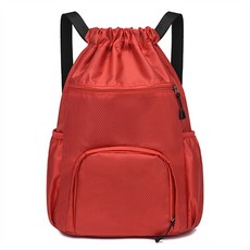 PDS Sports 多用途水瓶鞋子可收納口袋抽繩束口袋, 1個, 紅色