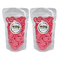 펀펀룸밴드 패브릭 밴드, 형광핑크, 2개