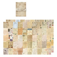 MaDaKkuMi 復古感性名畫設計大容量便條紙, 1套, 復古信紙, 100張