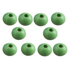 Mada Ggumi 木珠 DIY工藝 木珠 16mm, 綠色, 10個
