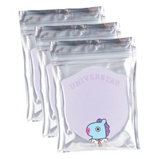 BT21 1단 점착 메모지, MANG, 40개입, 3개