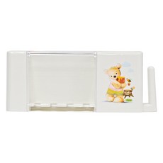 허니베어 칫솔걸이, 화이트, 1개