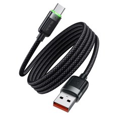 Mcdodo 麥多多 磁吸防纏繞Type-C高速充電線, 1個, 1.2m, 黑色