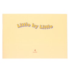 PLEPLE Little by Little 4個月挑戰手帳 萬年型, 1個, 2 香草奶油