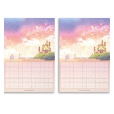 마음더하기 원고지 세로형 메모지 2p 세트