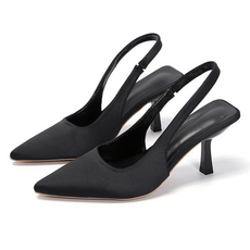 PEONIST 尖頭細跟繫帶高跟鞋