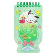 三麗鷗汽水杯便攜筆記本, 1個, 隨機出貨