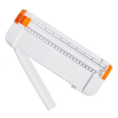 MaDaKkuMi 馬卡龍色文件裁切修邊機裁紙機, 橘色, A4