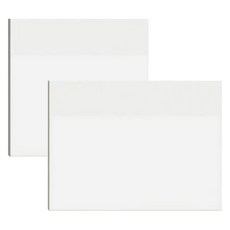 MaDaKkuMi Post-it 錯題筆記本自黏便條紙 M 50張 + L 50張 組合, 透明, 1套