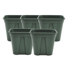 Gardenit 喇叭形方形透氣盆, 單一顏色, 1個