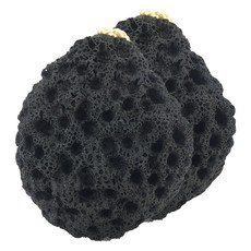 SUNUSE Sun Daily 蓬鬆柔軟蜂巢海綿沐浴巾, 1入, 黑色, 2個