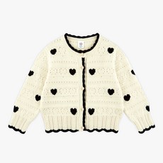 WALTONKIDS 女童迷你愛心開襟衫