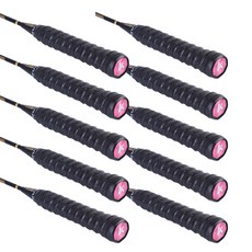 G&Y Sim Cushion 羽球拍握把帶, 黑色, 10個