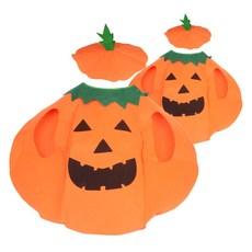 KY I&D 萬聖節南瓜斗篷帽子2件組, 混合顏色, 2個