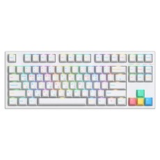 앱코 홀리판다 V2 유선 텐키리스 기계식 키보드, 화이트, AK87H, 제조사축 화이트, AK87H, 제조사축