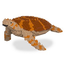 JEKCA 海龜 海洋動物 積木, 1個, 棕色