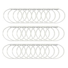 마다꾸미 고리 와이어링, 화이트, 40개
