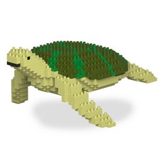 JEKCA 海龜 海洋動物 積木, 1個, 綠色