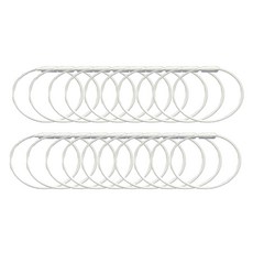 마다꾸미 고리 와이어링, 화이트, 20개