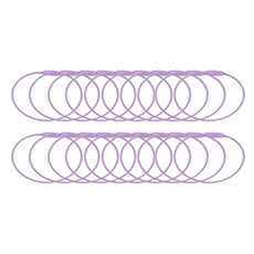 마다꾸미 고리 와이어링, 연퍼플, 20개