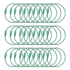 馬達庫米環接線+小袋套裝, 薄荷綠, 40個