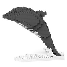 JEKCA 海豚海洋動物積木, 1個, 混合顏色