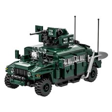 WANGE 萬格 軍事 M1151 裝甲車 L牌相容積木 4513wg, 1個, 混合顏色