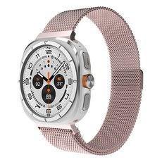 랩씨 스마트워치 밀레니즈 메탈 스트랩, 핑크, 1개