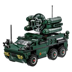 WANGE 萬格 軍事地對空飛彈 L牌相容積木 4511wg, 混合色, 1個