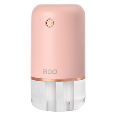 비디오 듀얼 스프레이 휴대용 미니 USB 무선 가습기, B10, 핑크