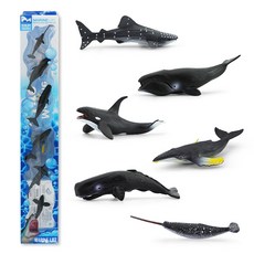 Mofun 海洋鯨魚朋友公仔6件組, 1套