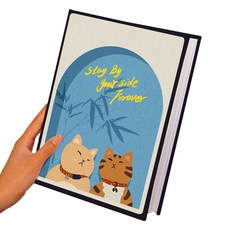 Unhev 日常可愛相簿 16.1 x 11.8 cm, 08 藍色致貓咪 深色, 100張