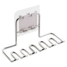 TheLiving 무타공 스텐 칫솔 면도기 거치대 홀더, B Type, 1개