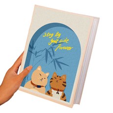 Unhev 日常可愛相簿 16.1 x 11.8 cm, 07 藍色致貓咪, 100張